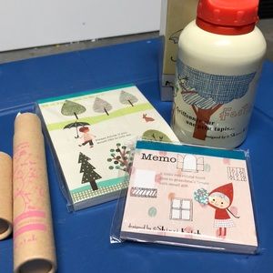 Shinzi Katoh Japanese stationary and water bottle